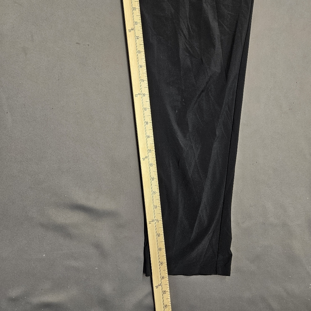 Athleta Skyline Pants Black Zip Pocket Casual Travel Pleated Pant 8T - Picture 4 of 8